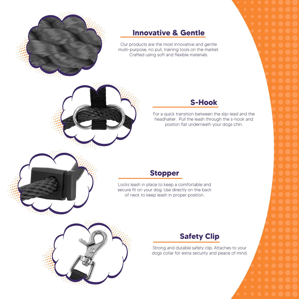 Heather's Heroes The Sidekick soft rope design enables gentle guidance during everyday strolls.