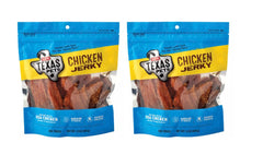 HEB Texas Pets chicken jerky dog treat, pack of 2 for training rewards and chews