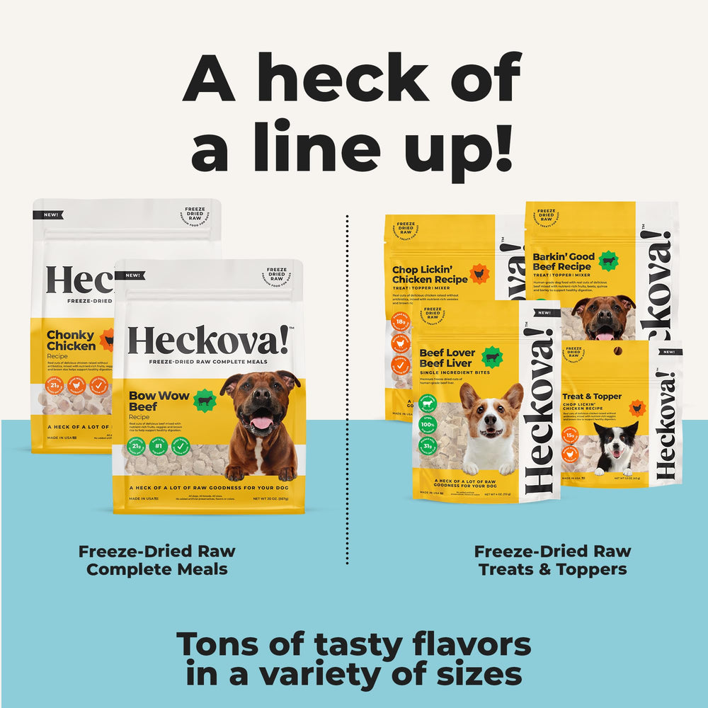 Heckova! Bow Wow ready-to-serve bag illustrates a convenient stocking-stuffer option.
