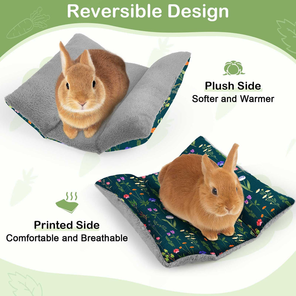 Hedgeink Rabbit Bed in-cage setup demonstrates versatile resting site
