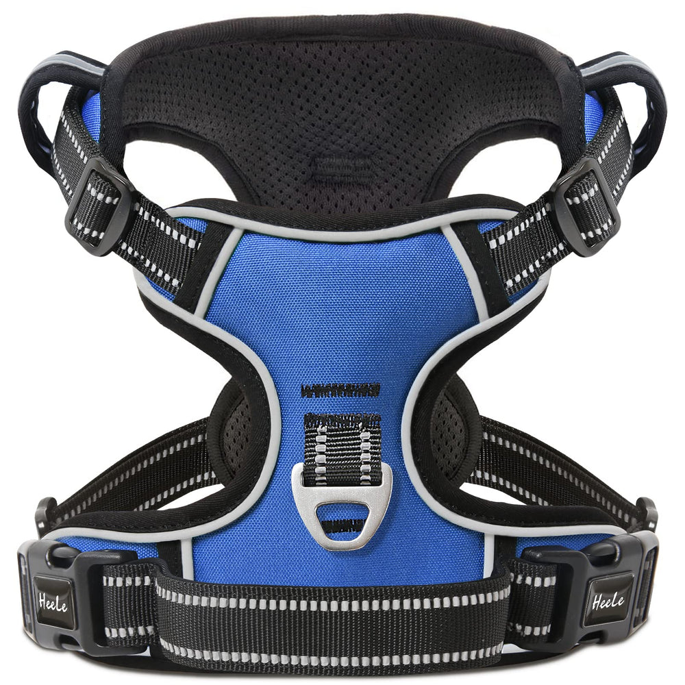 HEELE dog harness no-pull adjustable blue-xl improves control during walks