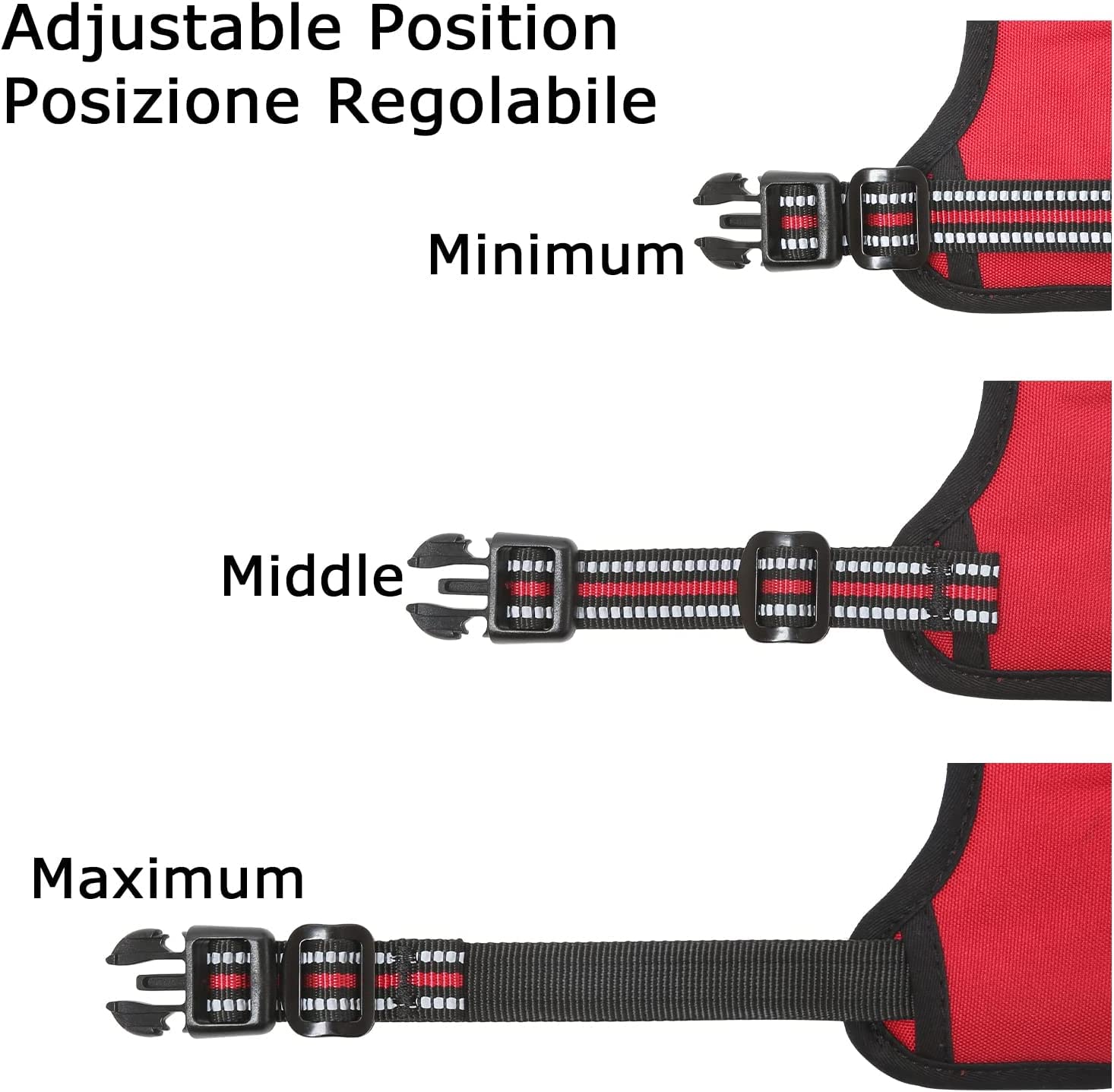 HEELE Dog Harness padded chest area adds comfort during long walks.