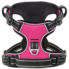 HEELE dog harness rose XL close-up of adjustable strap for secure fit