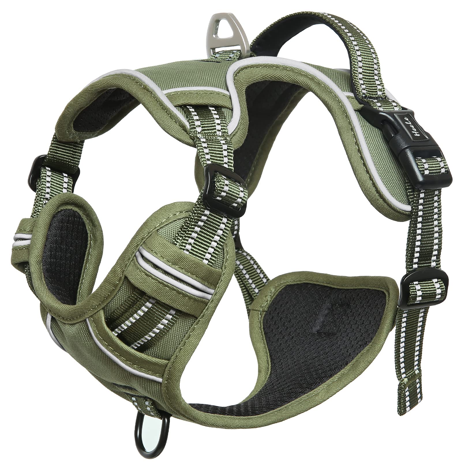 HEELE dog harness size L with adjustable straps ensures a snug, grow-with-your-dog fit