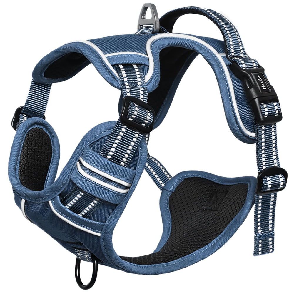 HEELE neoprene-padded handle provides quick control when loading into a car.