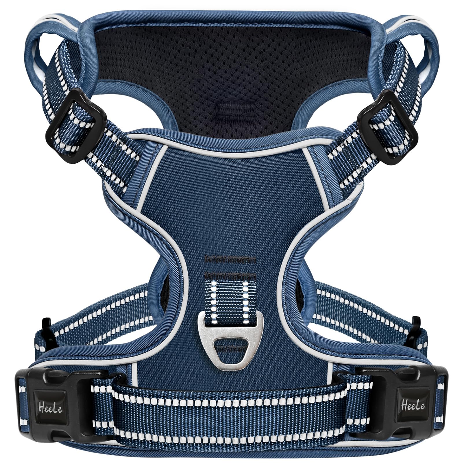 HEELE harness royal blue M with reflective finish for safer evening walks.