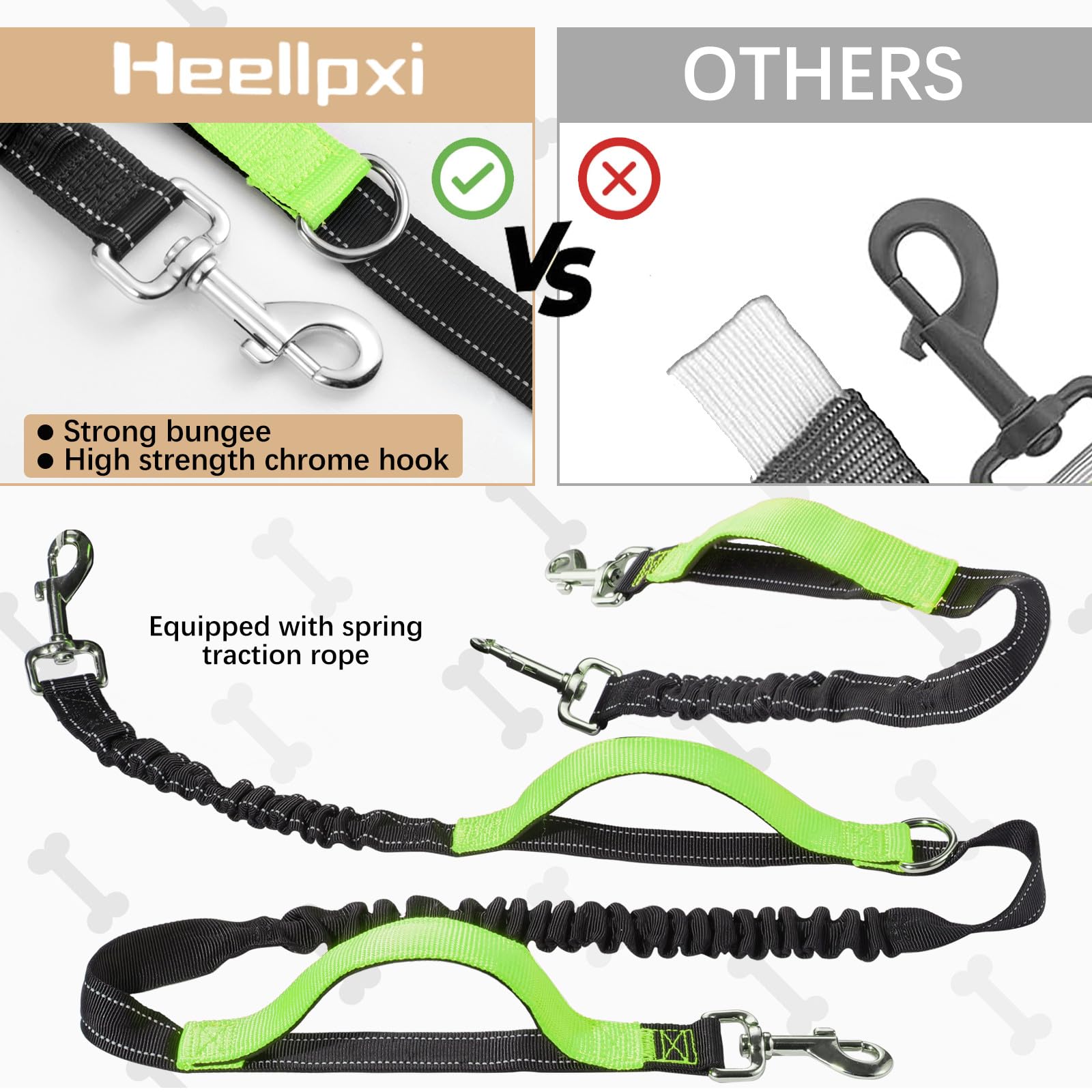 Heellpxi heavy-duty D-ring shown in green provides secure attachment