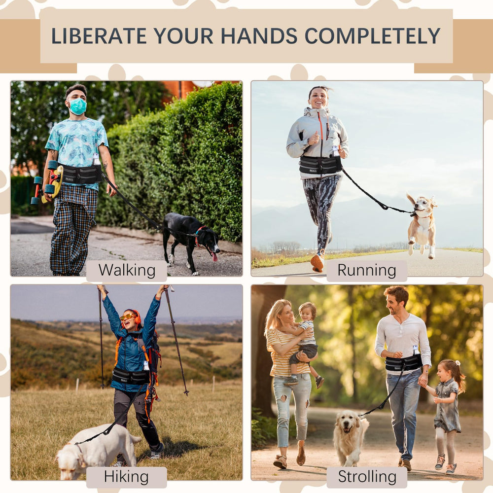 Heellpxi two-dogs walking system suits training and obedience practice.