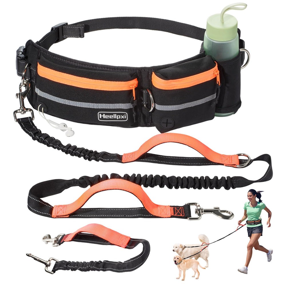 Heellpxi waist-pack with compact organization for hands-free dog walks and essentials.