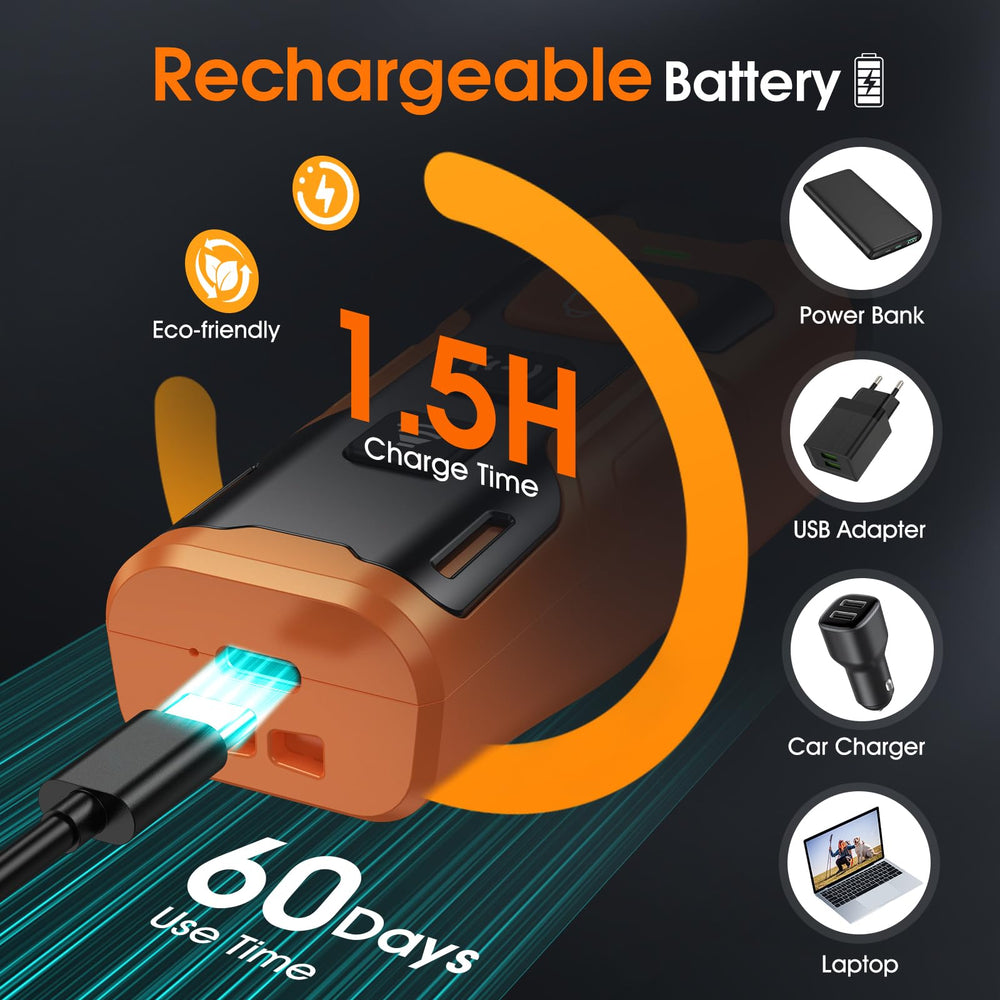 HeeNzz USB-C fast charging indicator shows quick power-ups for on-demand sessions