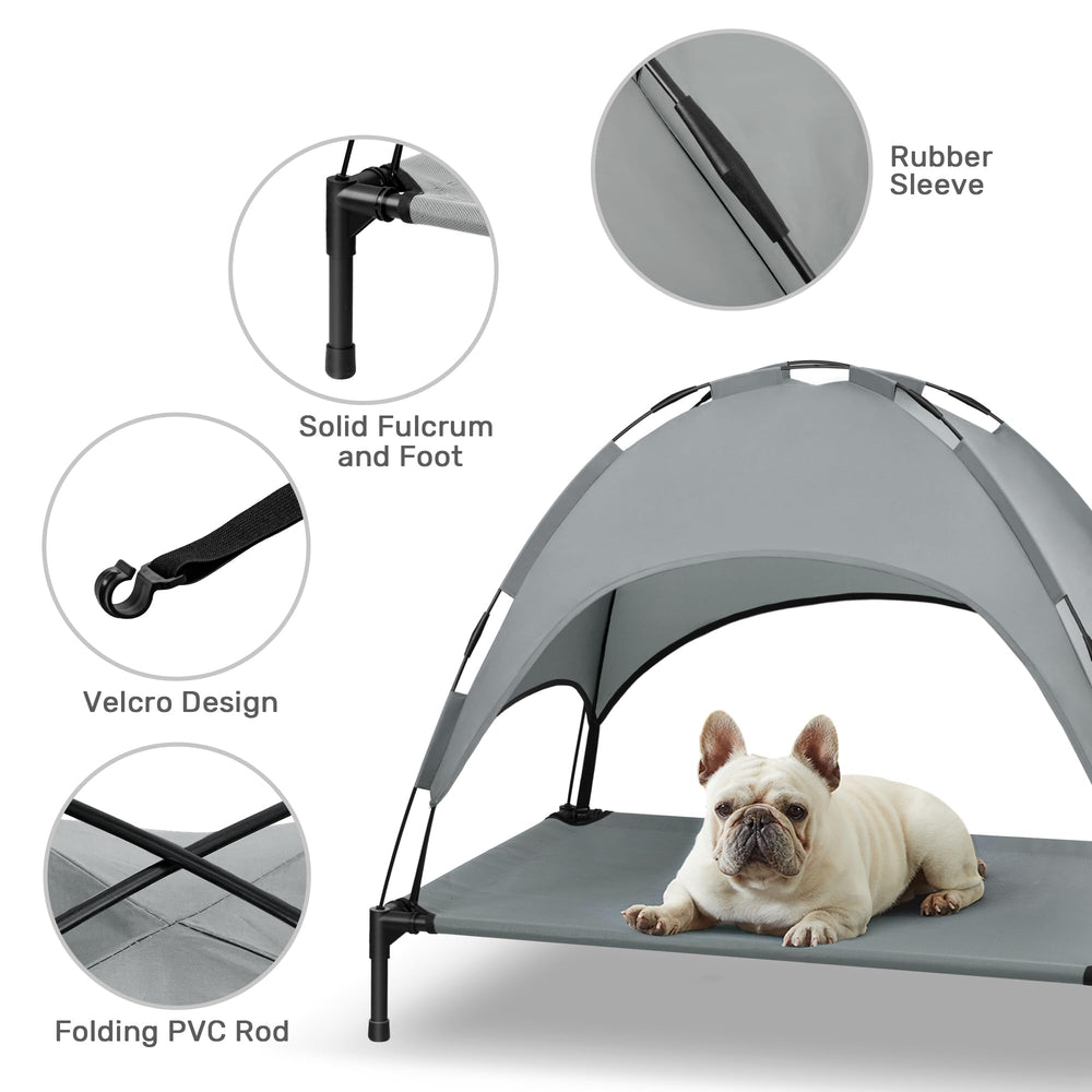 Heeyoo dog bed canopy assembly image