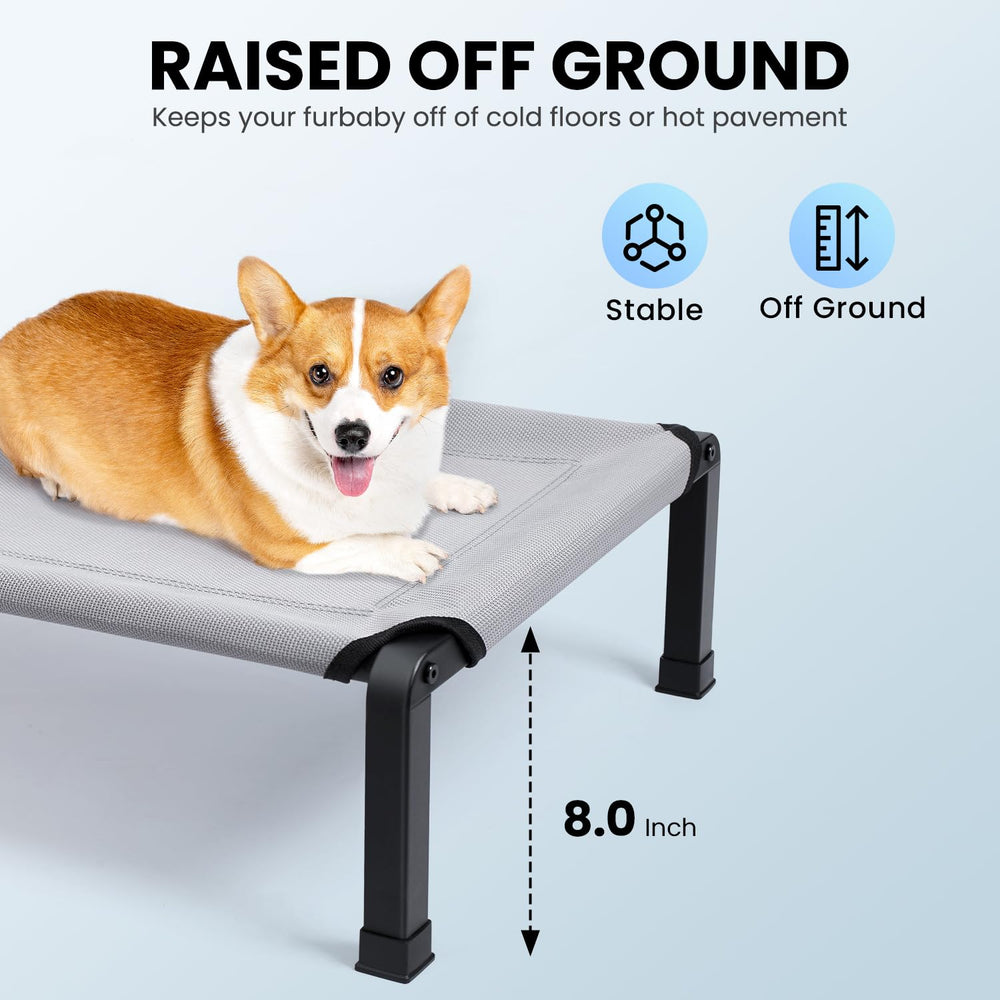 Heeyoo dog bed rubber feet non-slip base on various floors