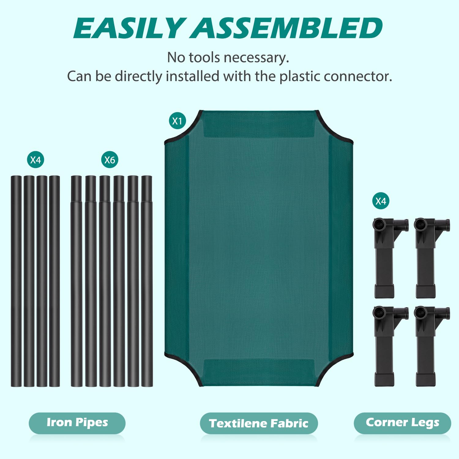 Heeyoo easy-clean hose-off feature with water cleaning