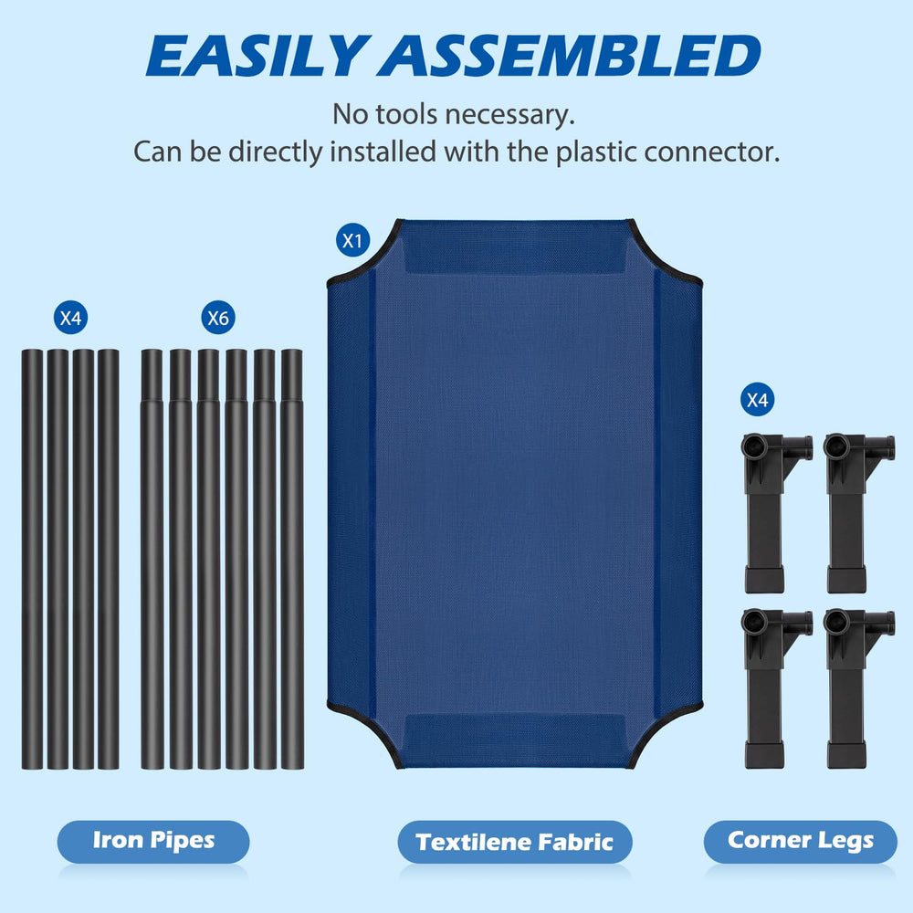 Heeyoo easy-install tool-free assembly enables quick pet comfort.
