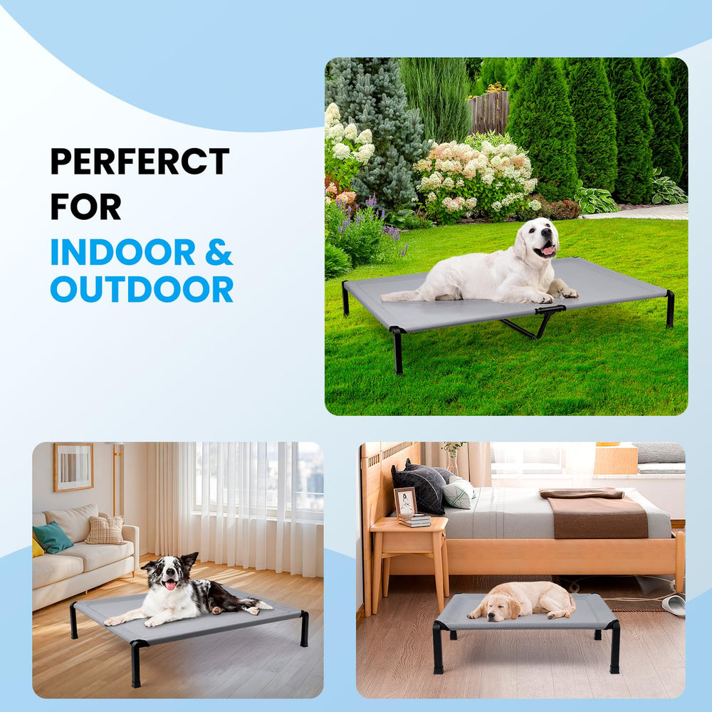 Heeyoo outdoor indoor bed shown portable compact design