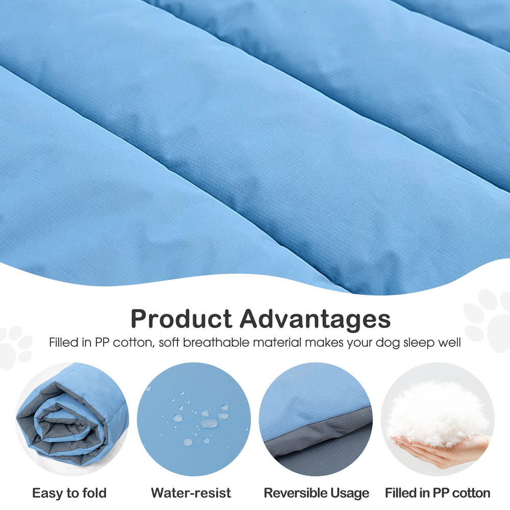 Heeyoo Outdoor Pet Bed is machine washable for quick cleanup after adventures