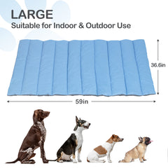 Heeyoo Outdoor Pet Bed shows a non-slip bottom for stable resting