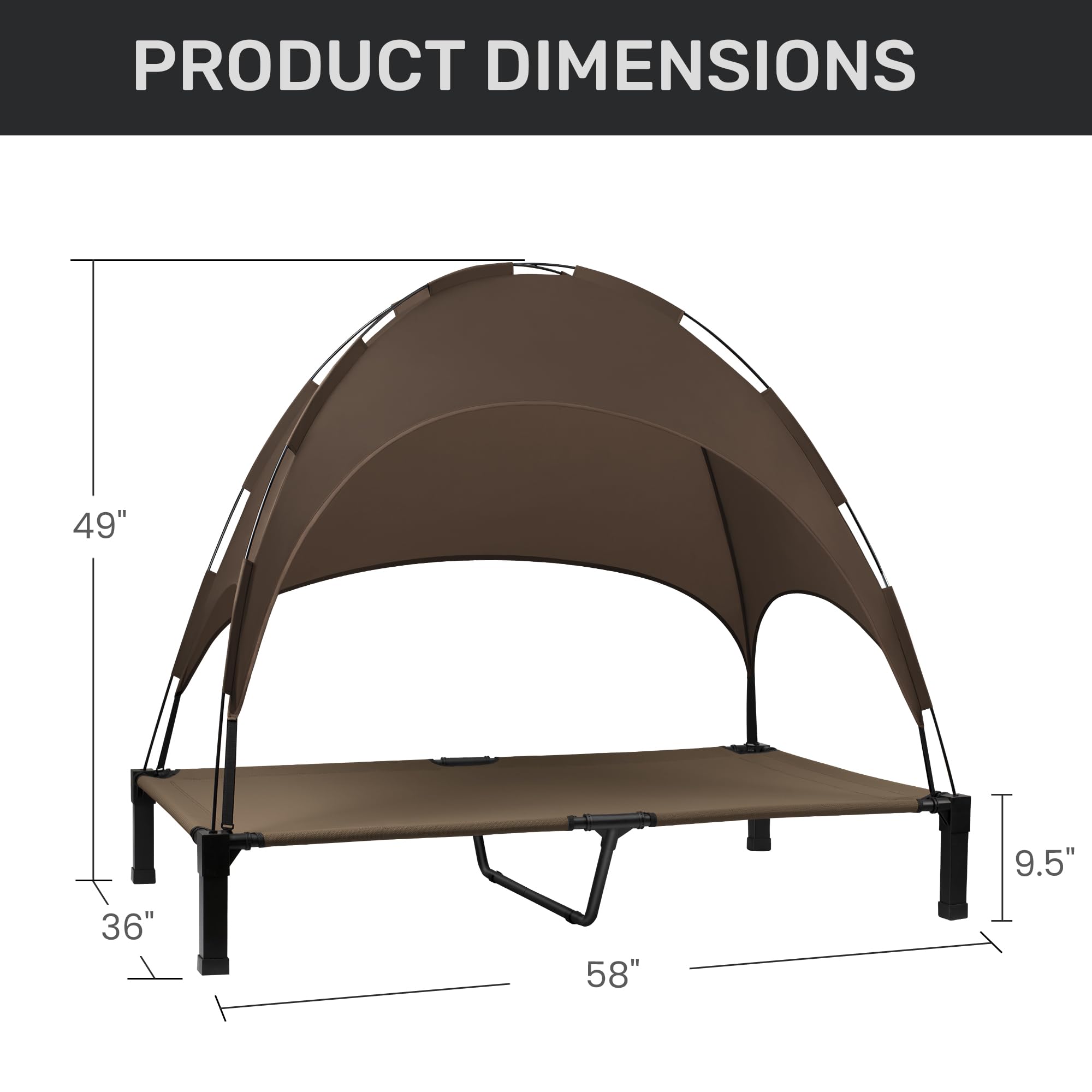Heeyoo portable lightweight bed easy to carry on trips