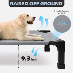 Heeyoo portable pet bed is lightweight for travel.