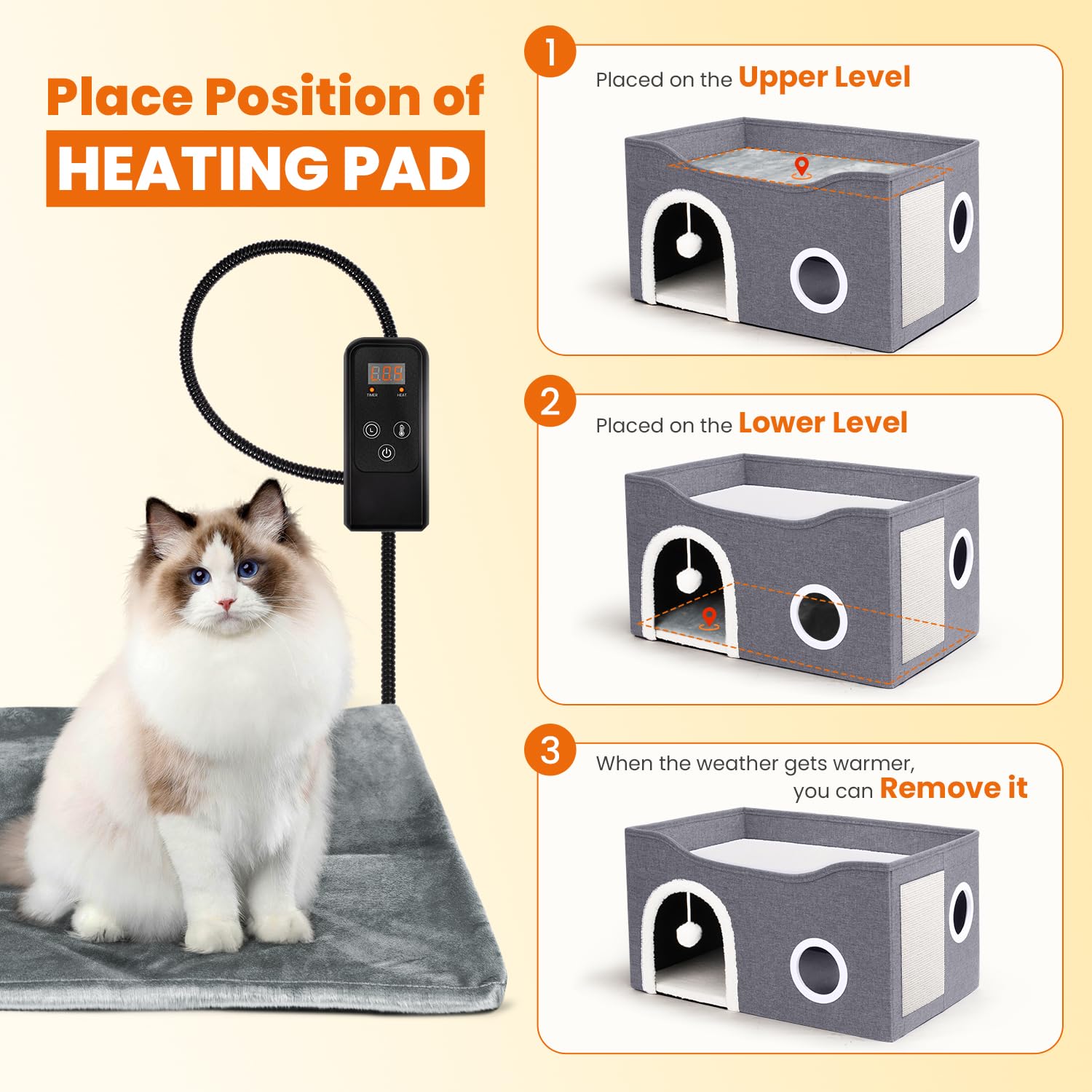 Heeyoo timer options include 6 levels for customizable heating durations
