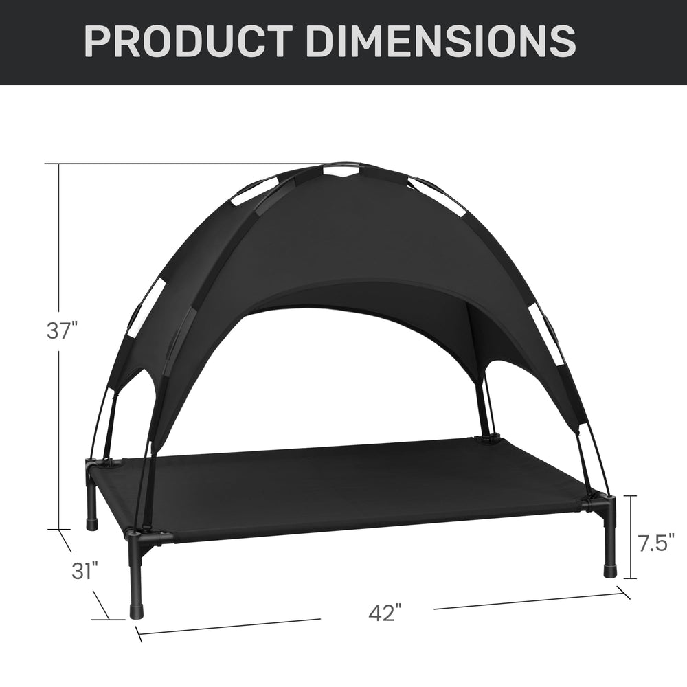 Heeyoo waterproof canopy cleans easily after outdoor adventures.