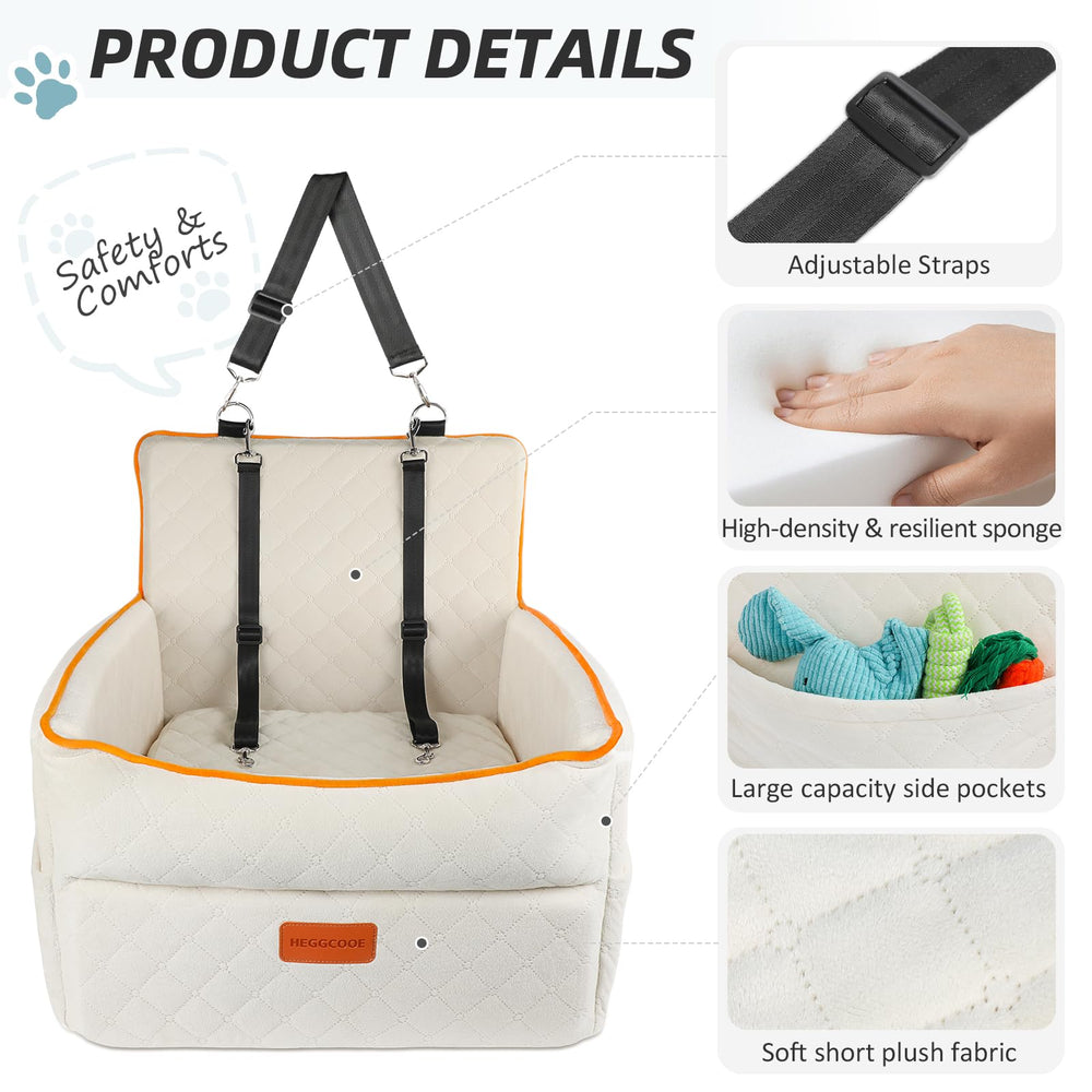 HEGGCOOE detachable washable cover keeps the seat clean on trips.
