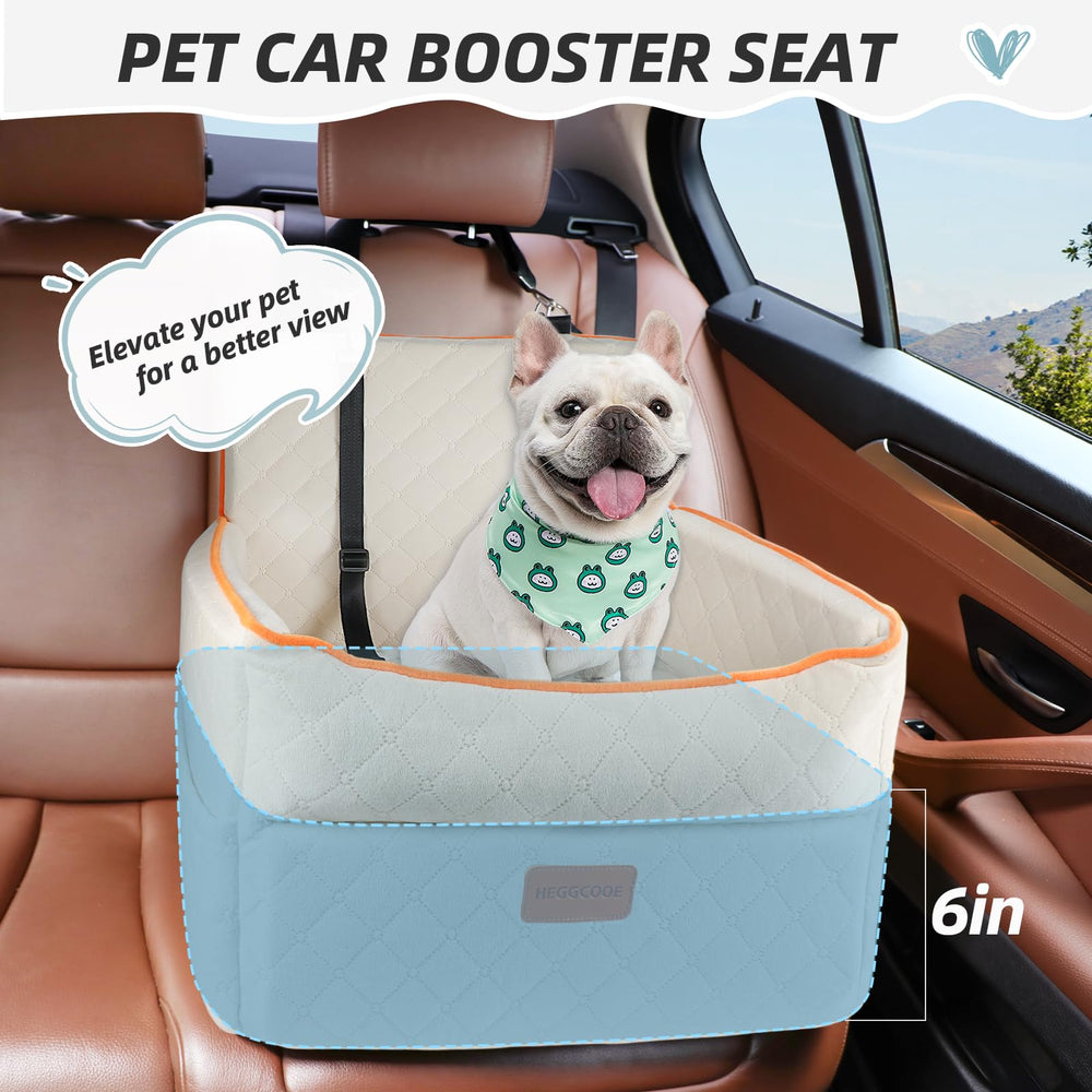 HEGGCOOE dog car seat safety belts keep your pet secure.