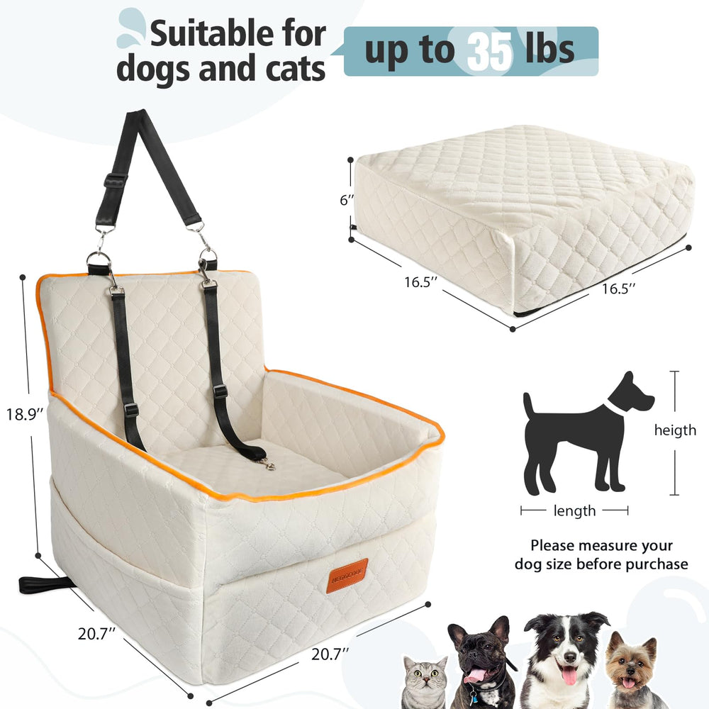 HEGGCOOE memory foam booster seat cushions bumps for smoother travel.