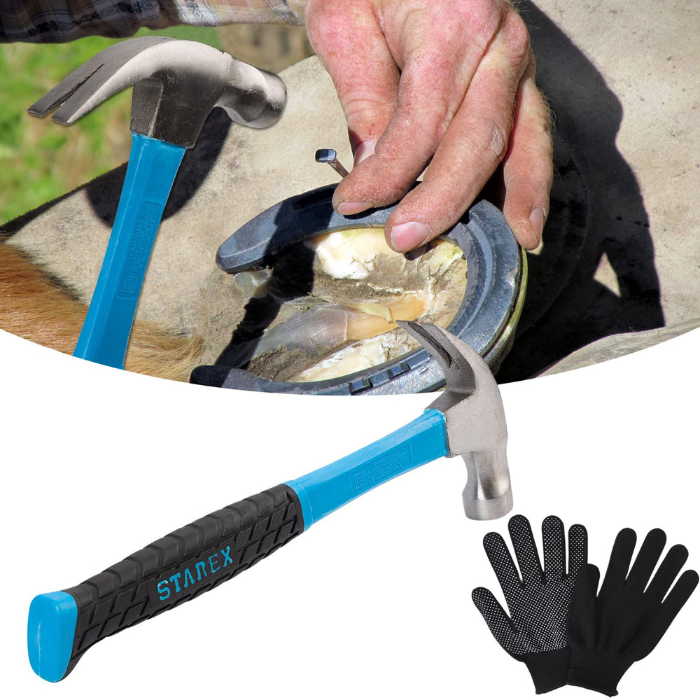 HEJKFVCL horseshoe hook brush in action for debris removal