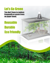 Helidrago 120-gallon-tank-substrate laid flat for a spacious reptile enclosure with easy maintenance.