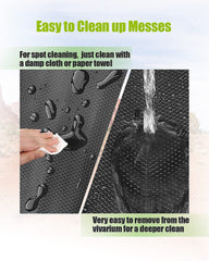 Helidrago leopard-gecko-tank-liner provides grip and reduced slipping in a gecko habitat.