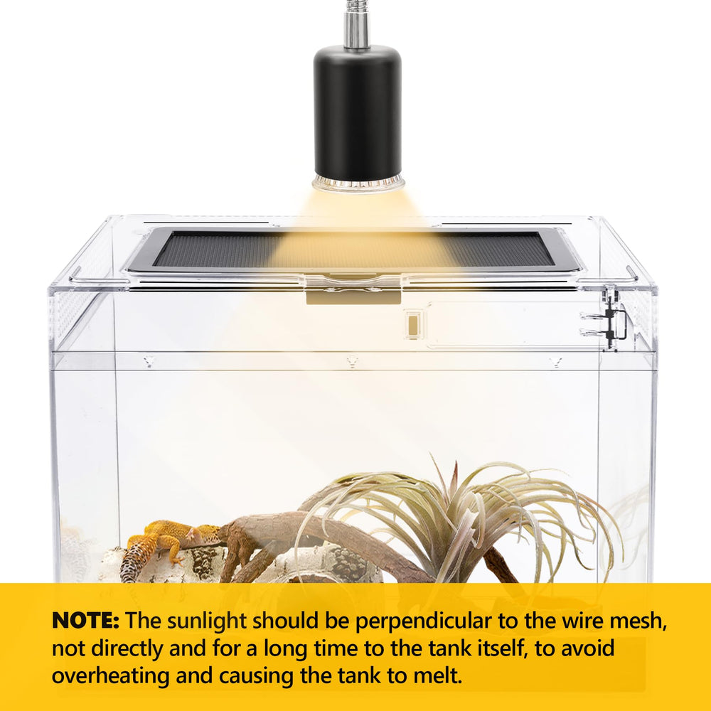 HELIME multi-species habitat setup shows versatile enclosure for geckos, frogs, and crabs