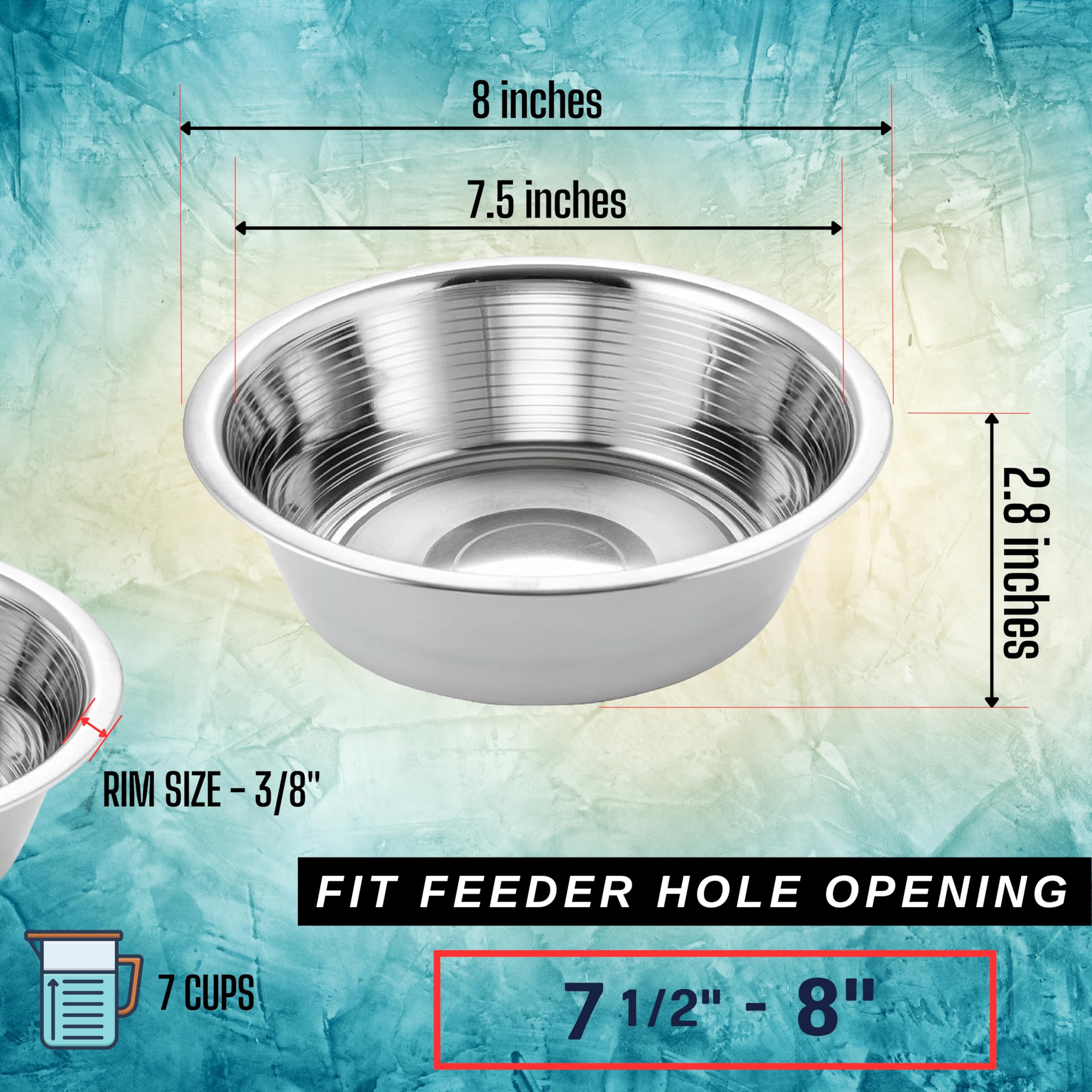 Hell Blues raised feeder compatibility keeps meals at proper height.