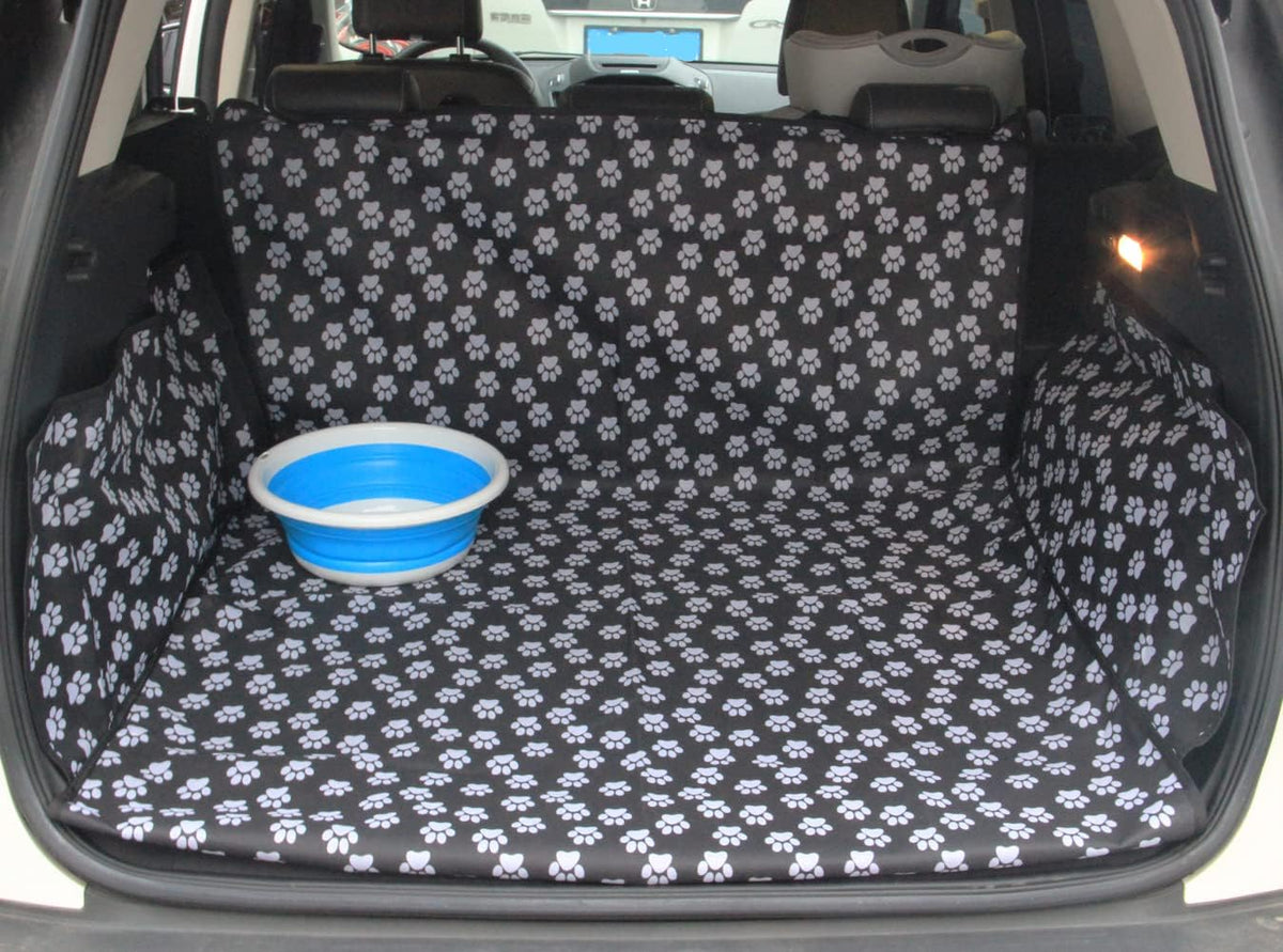 HelloTree Pet Dog Trunk Cargo Liner with fitted side protectors for SUV protection