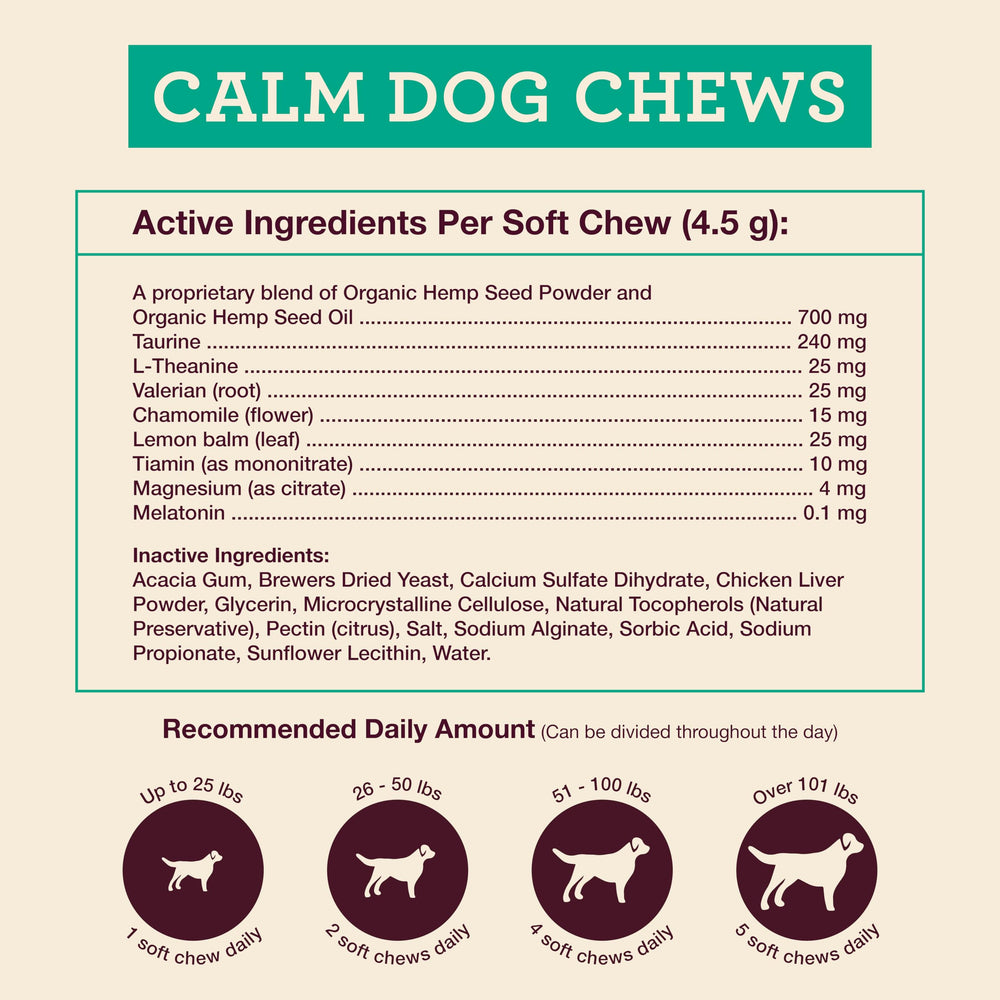 Hemp Well Calm Dog Soft Chews soft chews texture ideal for daily rewards.