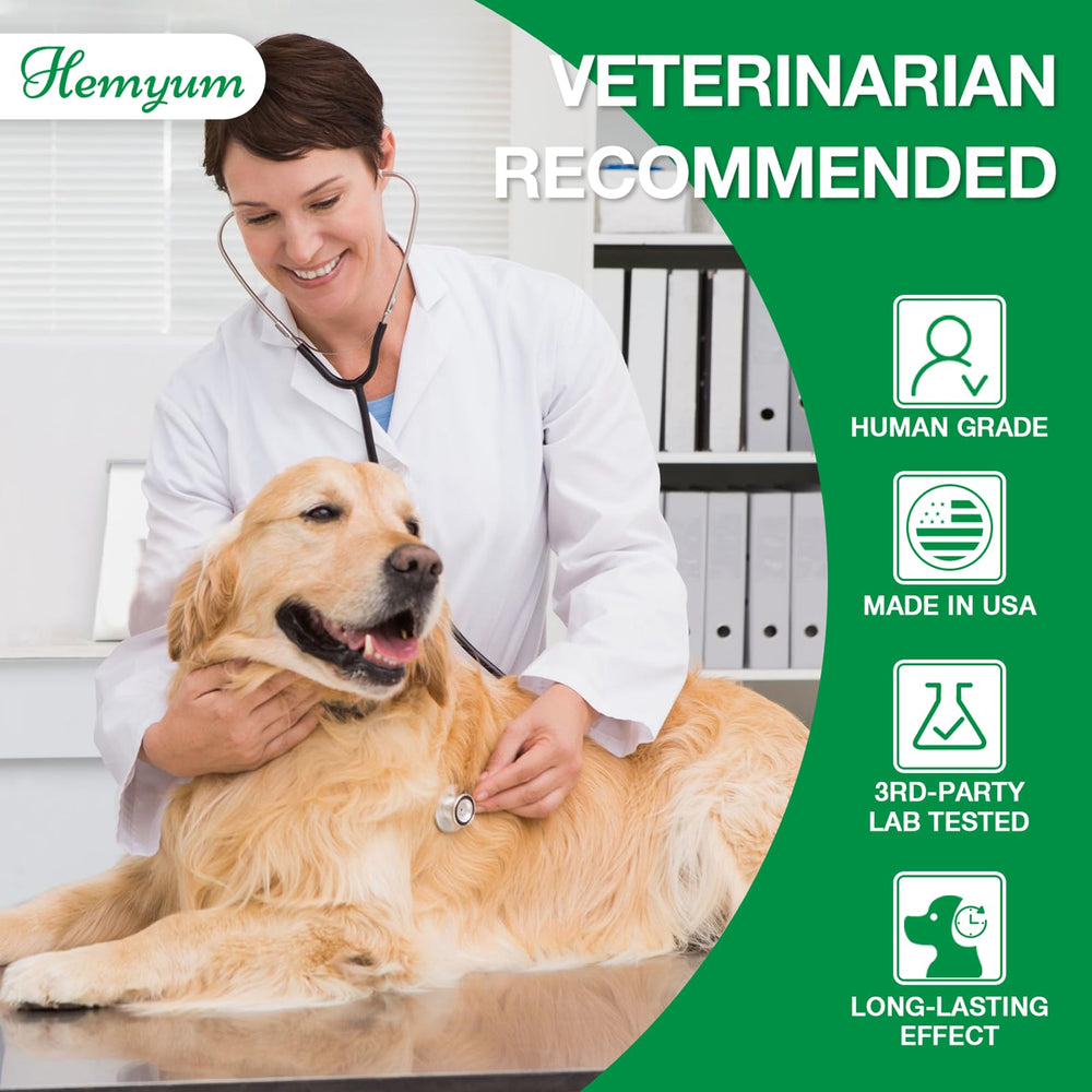 Hemyum Pet Hemp Oil omega-3-6-9 ingredients for healthier skin and coat