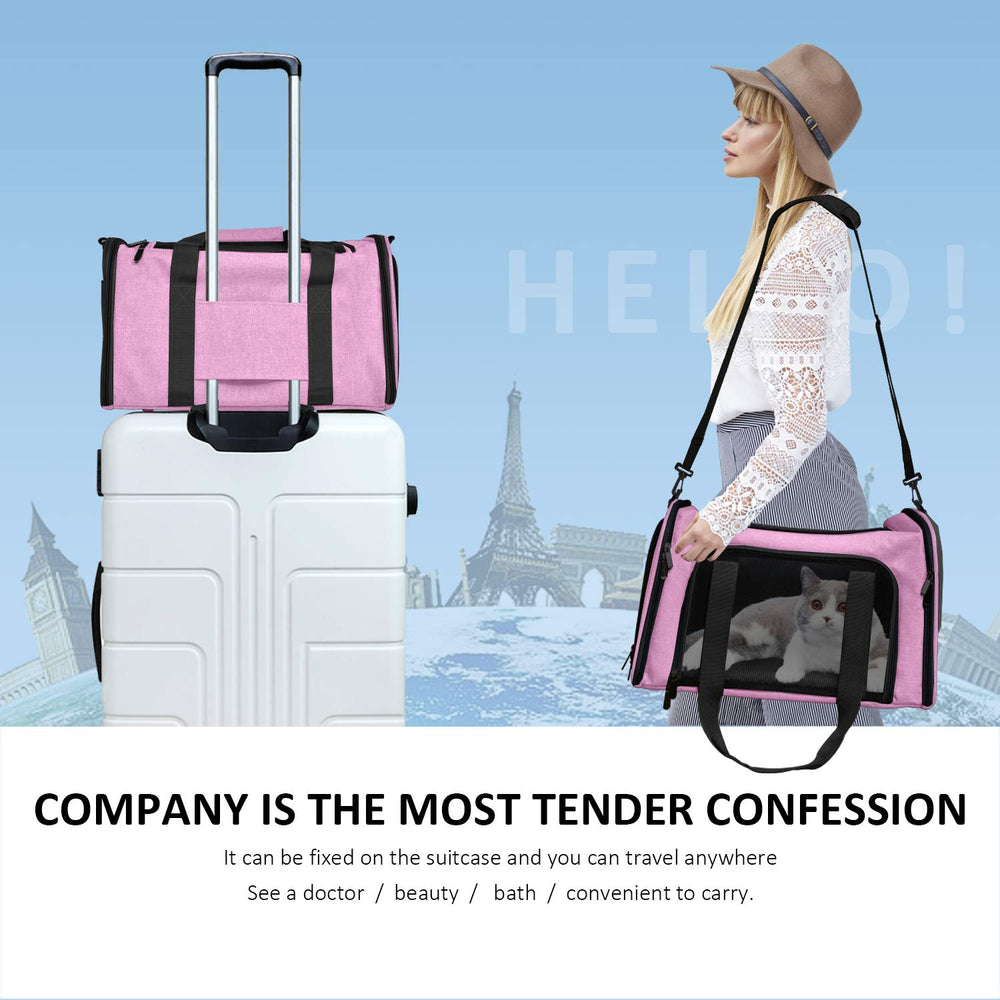 Henkelion twin-loop handles provide secure lifting and versatile travel setup.