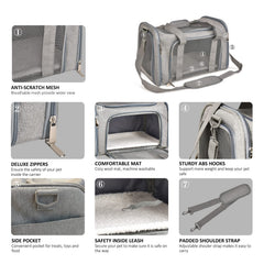 Henkelion soft-sided carrier strap highlights hands-free convenience on trips