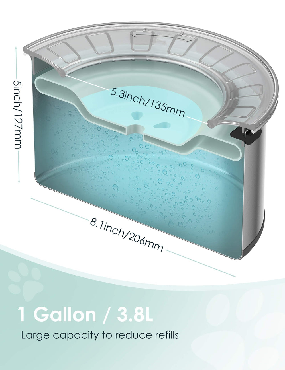Heouvo anti spill lid blocks digging and splash in bowl
