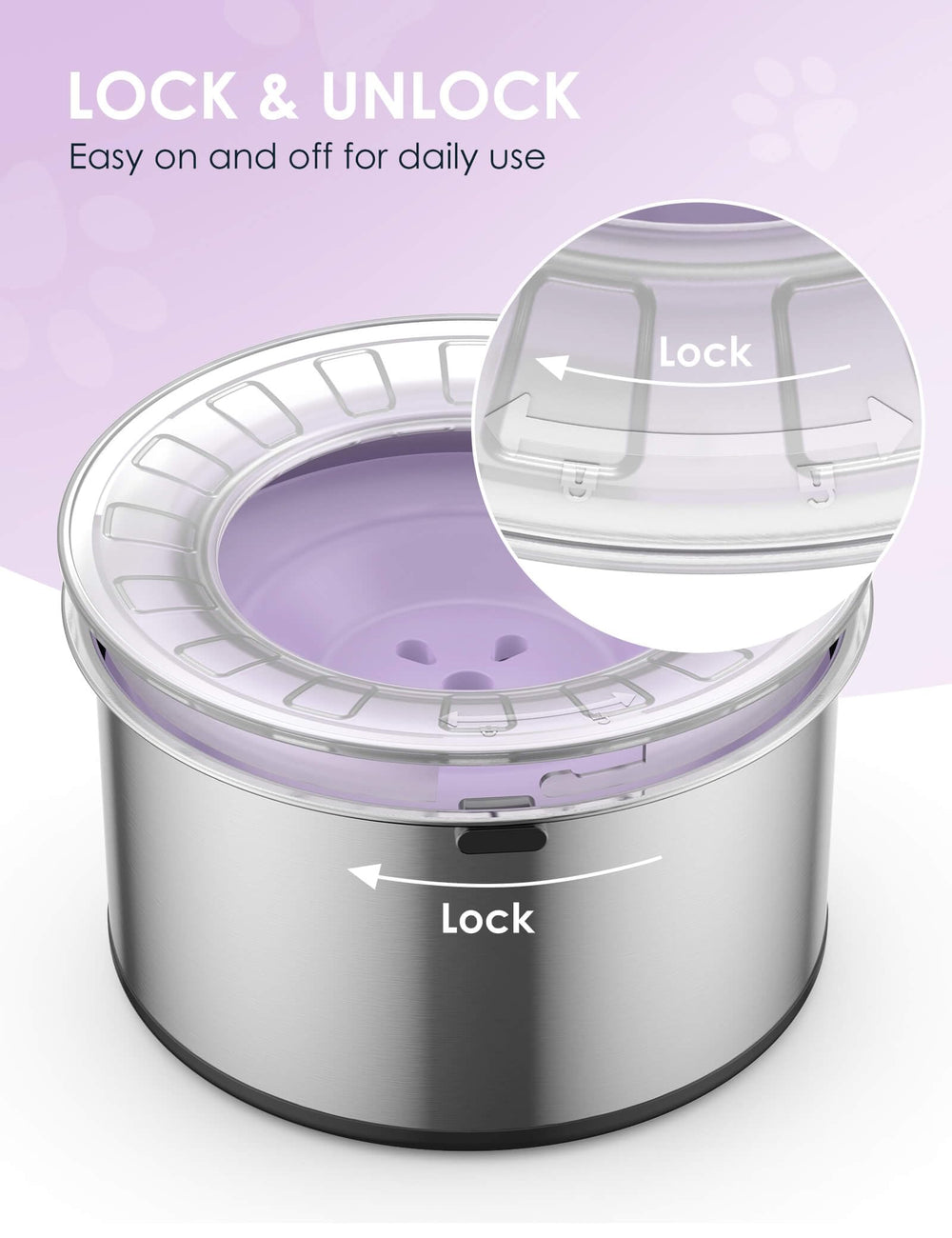 Heouvo dog bowl in car for spill-free travel