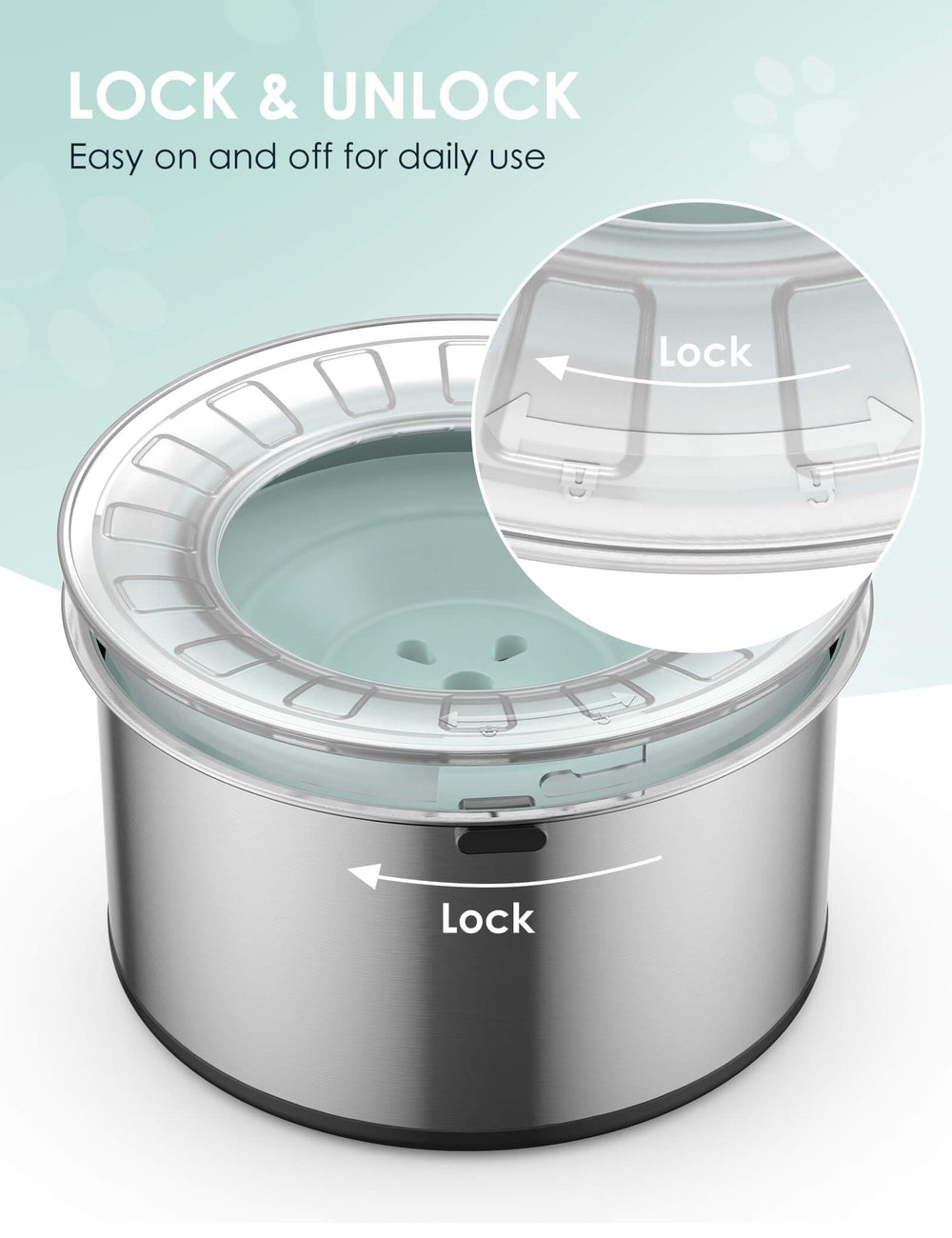 Heouvo car friendly dog bowl used in vehicles, RVs, and boats