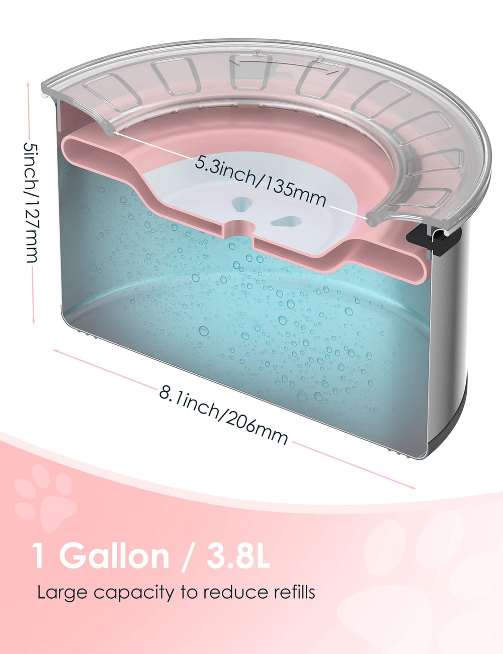 Heouvo floating disk demonstrates slow-drink capability for controlled sipping.