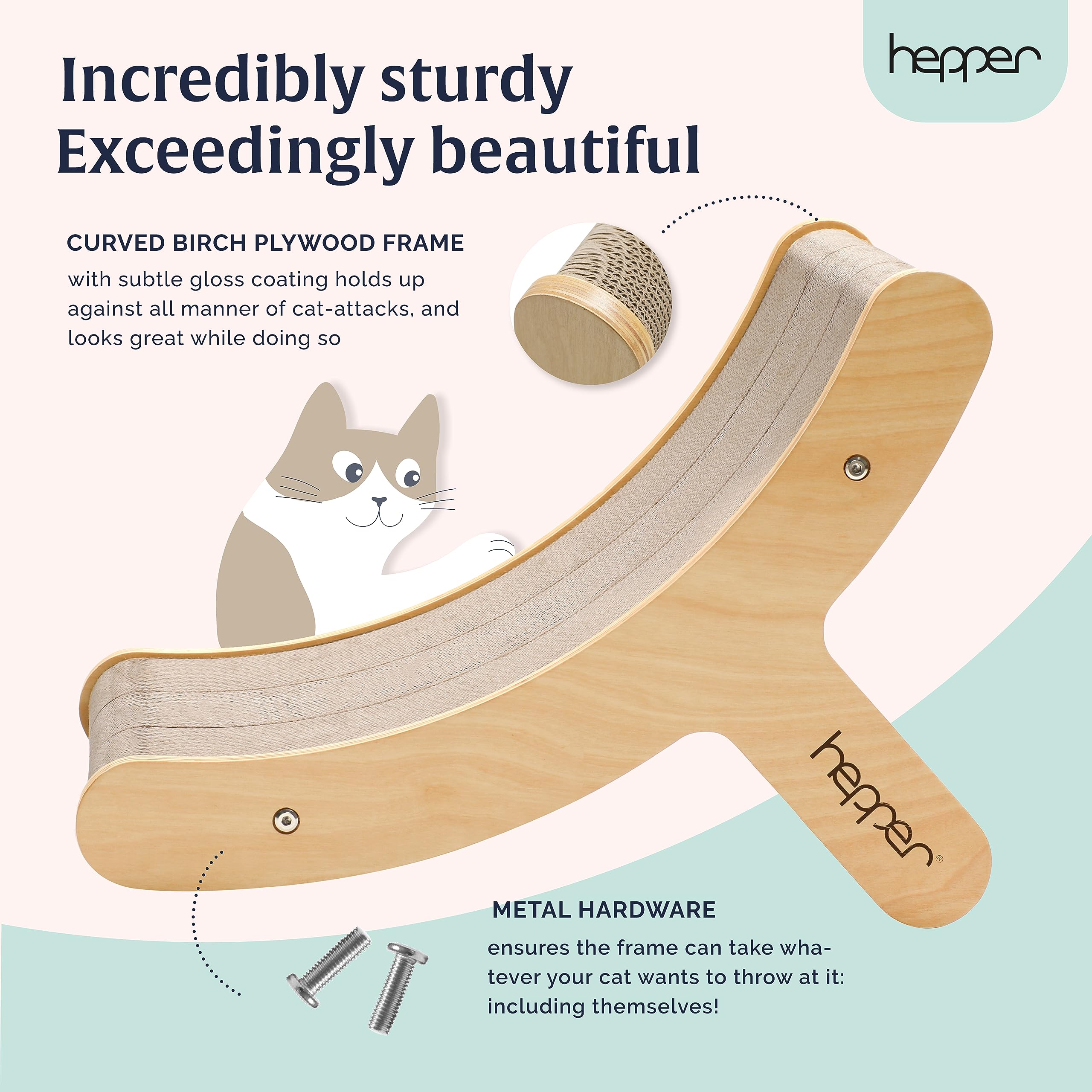 Hepper Hi-Lo metal-core frame adds stability during scratch sessions