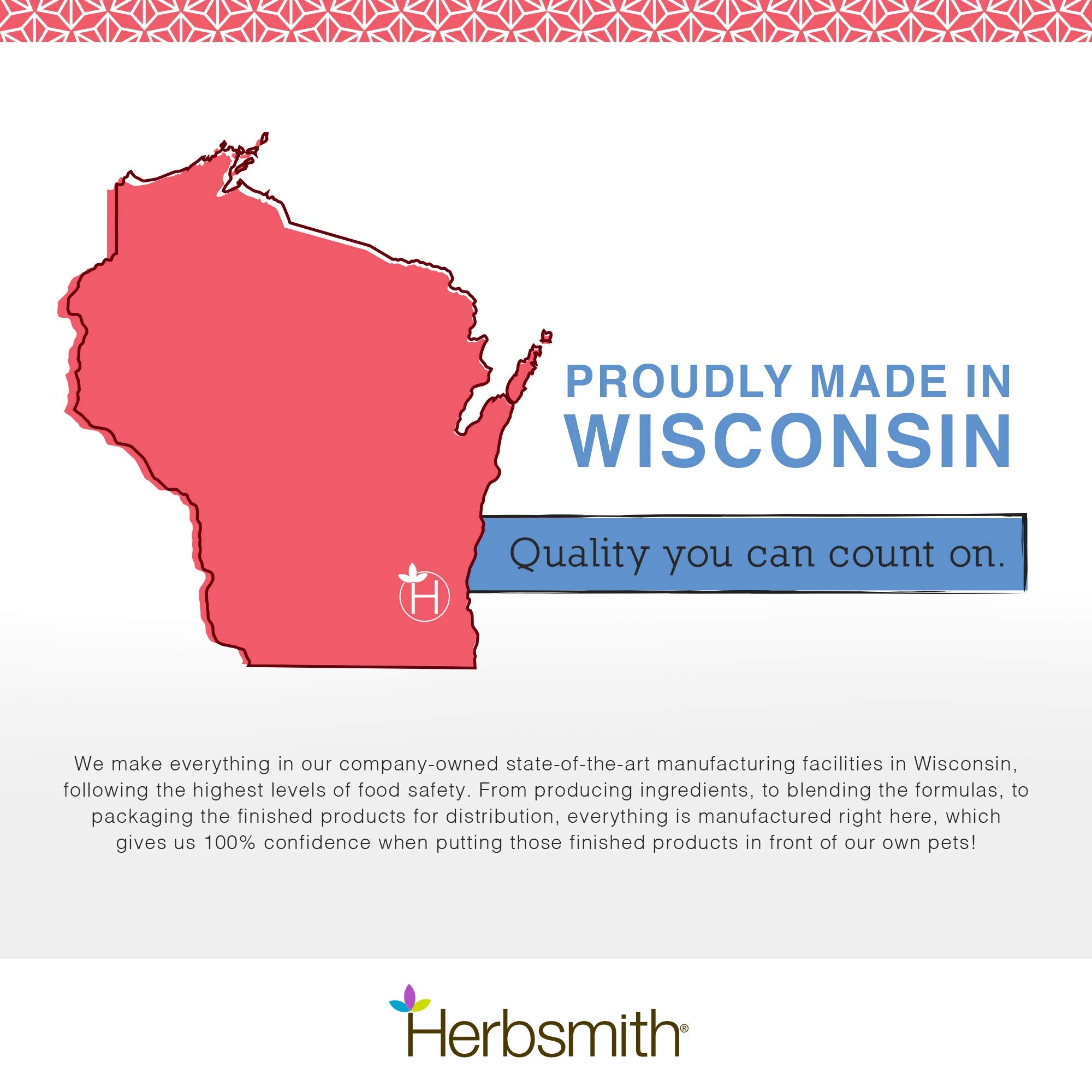 Herbsmith Senior Dog Wisdom veterinarian-recommendation badge signals trusted formulation.