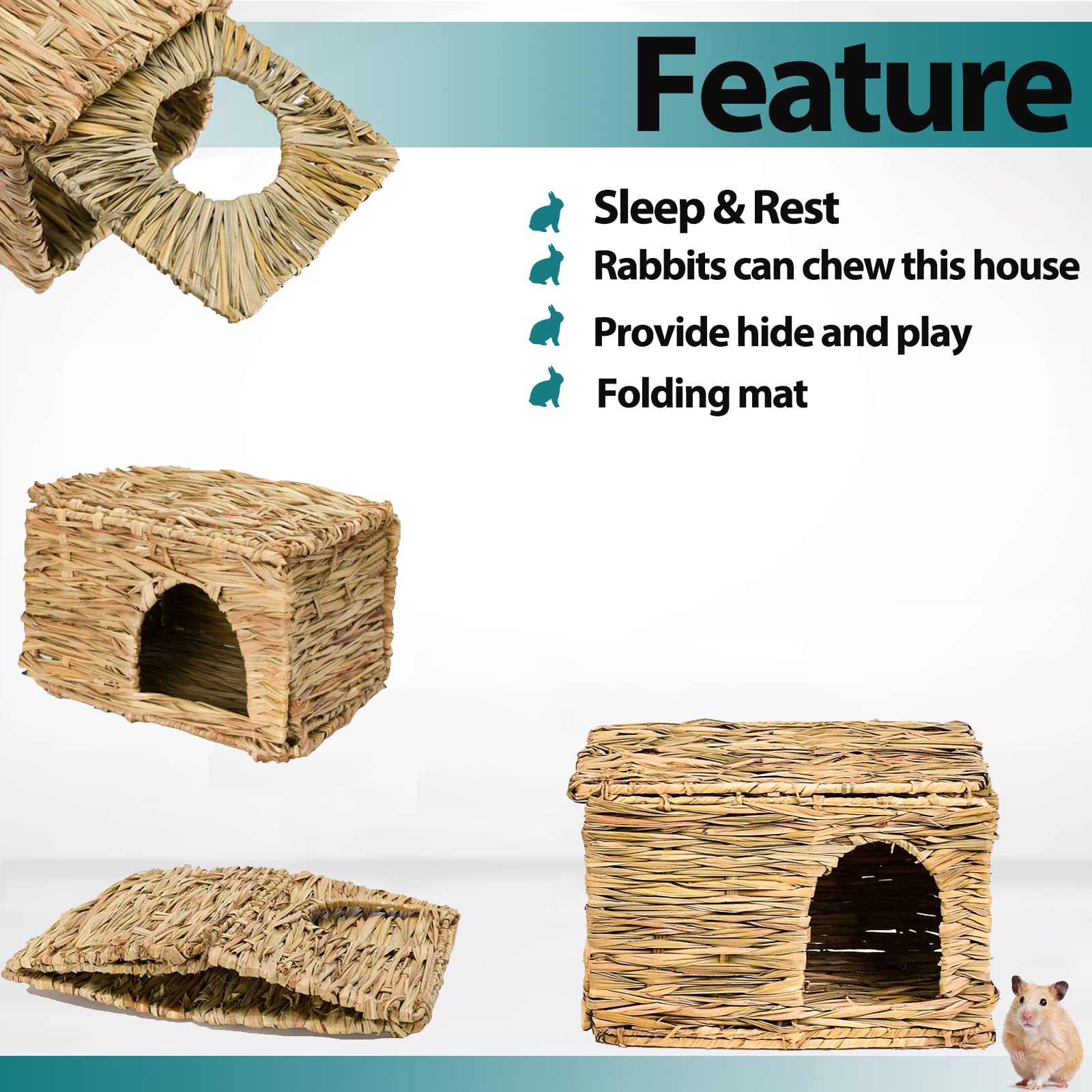 HERCOCCI Grass House hidden room detail highlights chew surface for teething