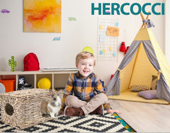 HERCOCCI Grass House rope attachment demonstrates secure cage connection for play