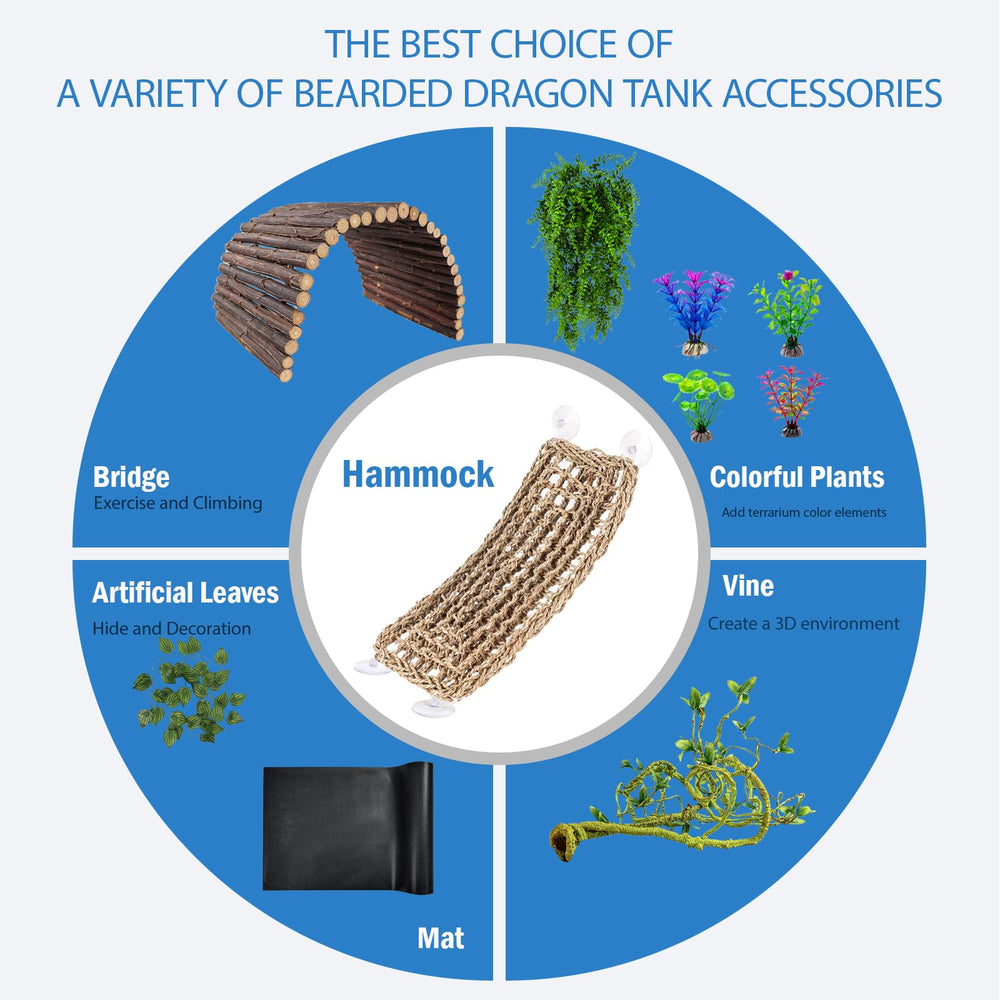 HERCOCCI reptile mat with soft seagrass texture for durable lounging.