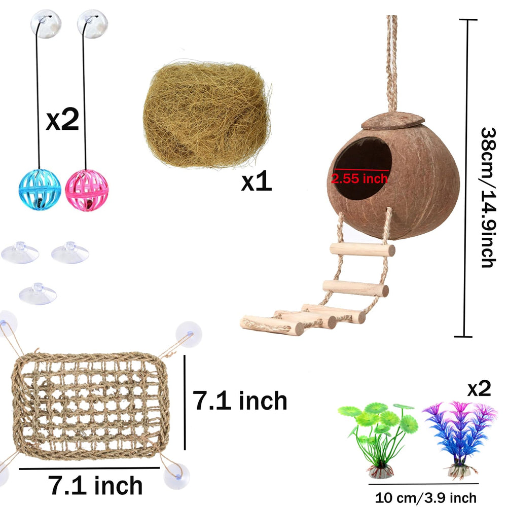 HERCOCCI reptile-tank-set supports diverse species like geckos and crabs.