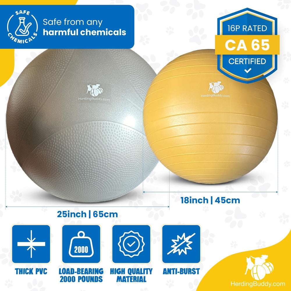 Herding Buddy high-flow pump inflates quickly for convenient setup.