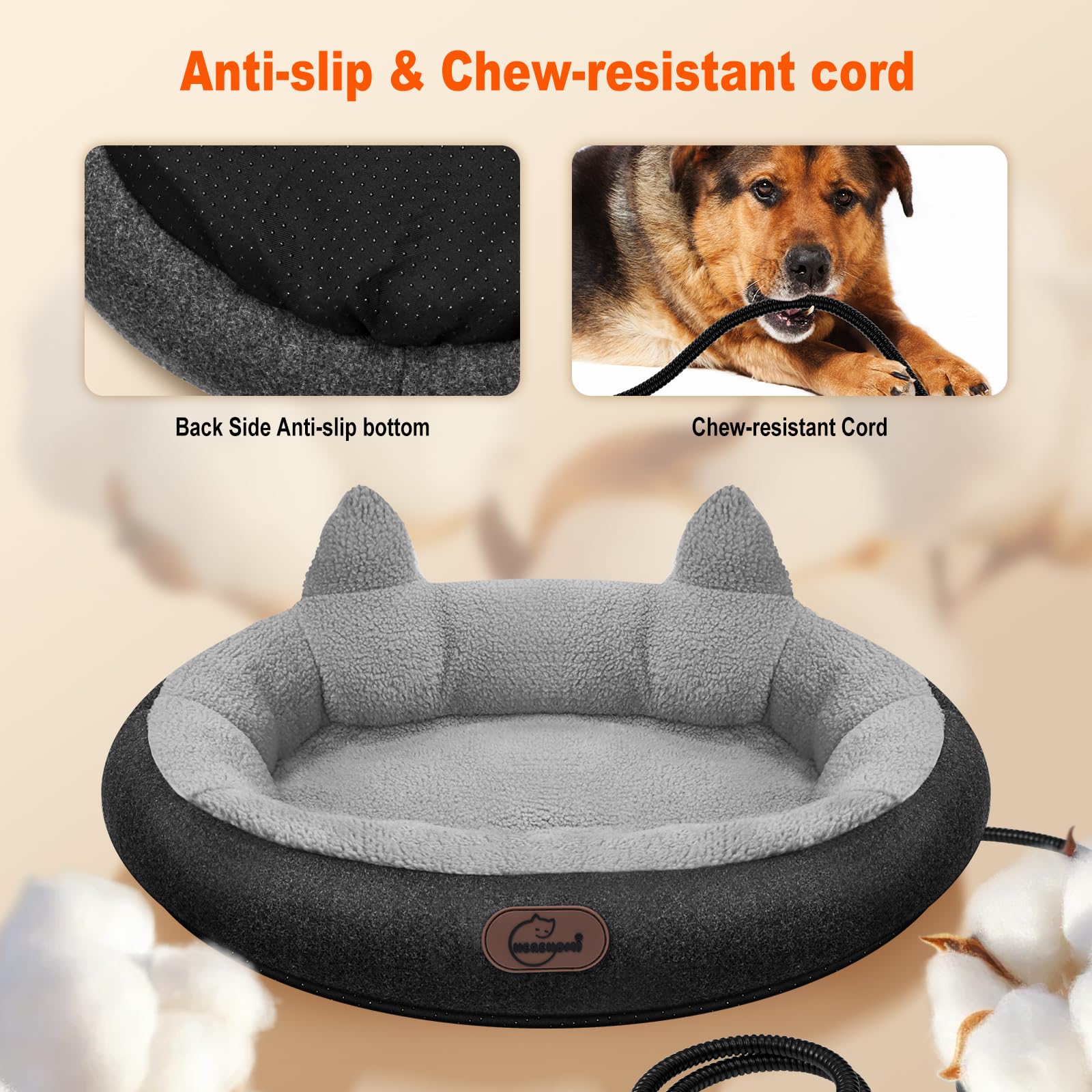 Herehomi bed interior view reveals soft plush for cozy lounging